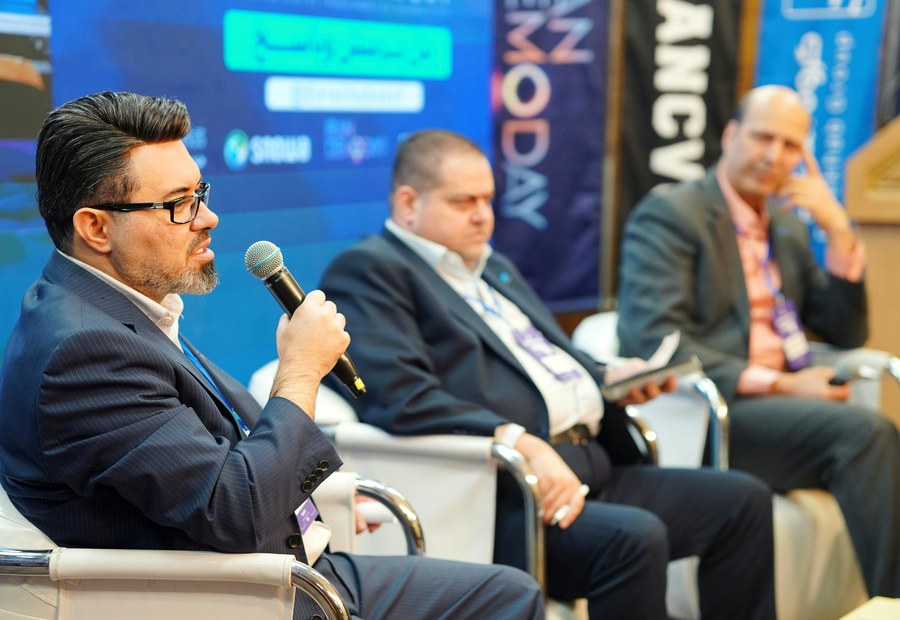 Panel discussion at event